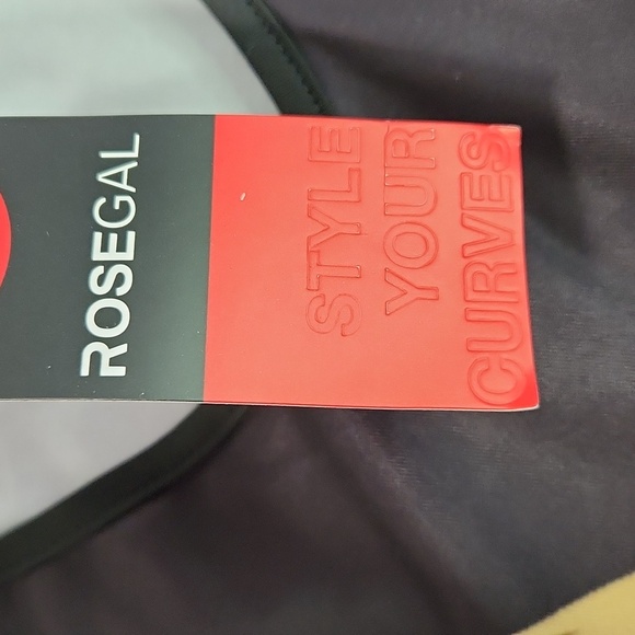 NEW Plus Size & Curve Butterfly Rose Print Above-the-knee ROSEGAL Dress (3X) - Picture 9 of 12